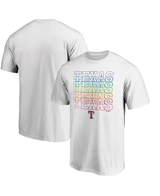 Men's Fanatics White Texas Rangers City Pride T-shirt