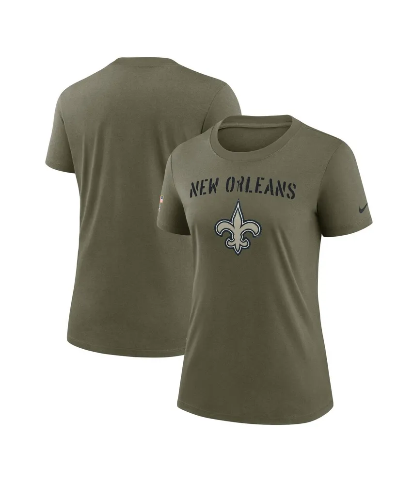 Women's Nike Olive New Orleans Saints 2022 Salute To Service Legend T-shirt