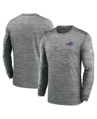 Men's Nike Anthracite Buffalo Bills Velocity Long Sleeve T-shirt