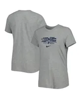 Women's Nike Gray Tottenham Hotspur Varsity Space-Dye T-shirt