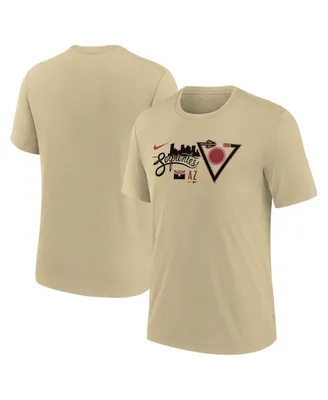 Men's Nike Sand Arizona Diamondbacks City Connect Tri-Blend T-shirt
