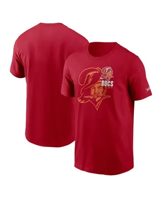 Men's Nike Red Tampa Bay Buccaneers Logo Essential T-shirt