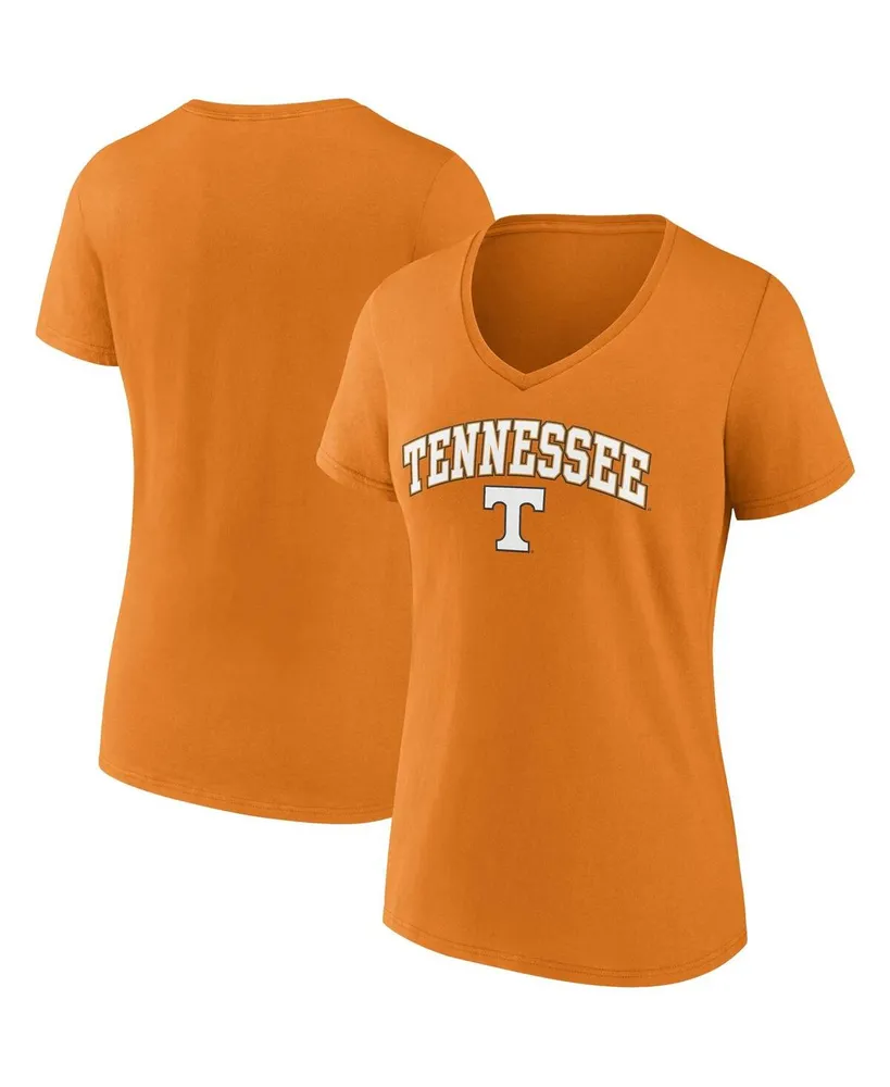 Women's Fanatics Tennessee Orange Tennessee Volunteers Evergreen Campus V-Neck T-shirt