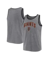 Men's Fanatics Heather Gray San Francisco Giants Primary Tank Top