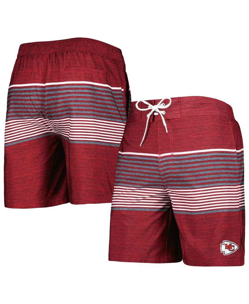 Men's G-iii Sports by Carl Banks Red Kansas City Chiefs Coastline Volley Swim Shorts