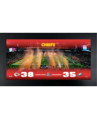 Kansas City Chiefs Framed 6" x 12" Super Bowl Lvii Champions Panoramic Photograph