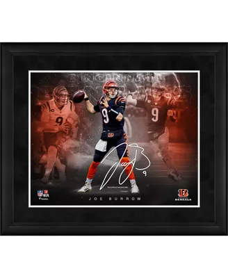 Ja'Marr Chase Cincinnati Bengals Fanatics Authentic Framed 15 x 17 NFL  Single Game Rookie Receiving Record Collage