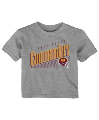 Infant Boys and Girls Heather Gray Washington Commanders Winning Streak T-shirt