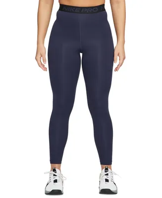 Nike Pro 365 Women's High-Waisted 7/8 Mesh Panel Leggings