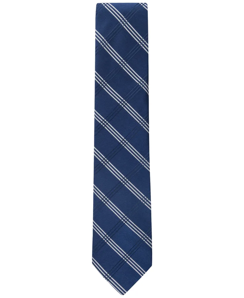 Tommy Hilfiger Men's Striped Grid Tie