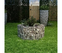 vidaXL Hexagonal Gabion Raised Bed 39.4"x35.4"x19.7"