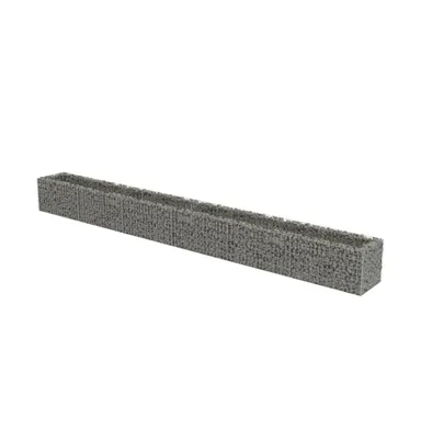 vidaXL Gabion Raised Bed Galvanized Steel 212.6"x19.7"x19.7"