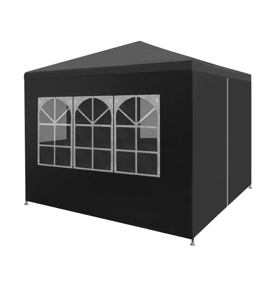 vidaXL Party Tent 9.8'x9.8' Anthracite