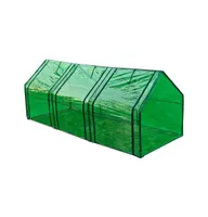 vidaXL Green House 3 Door