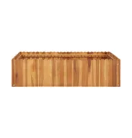 vidaXL Garden Raised Bed 39.3"x39.3"x9.8" Solid Acacia Wood