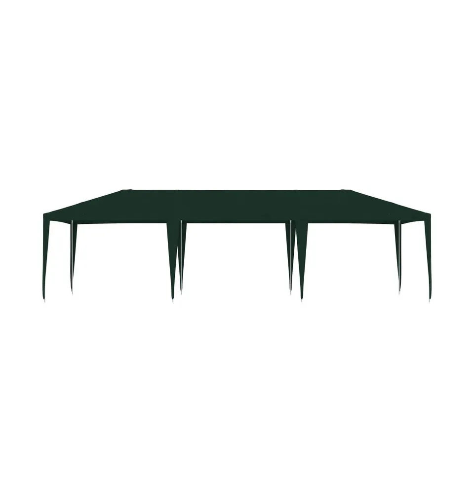 vidaXL Professional Party Tent 13.1'x29.5' Green 0.3 oz/ft²