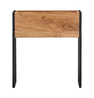 Planter 23.6"x7.9"x26.8" Solid Acacia Wood
