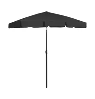 vidaXL Beach Umbrella 70.9"x47.2