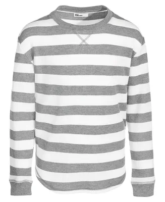 Epic Threads Big Boys Striped Thermal T-shirt, Created for Macy's