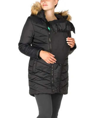Modern Eternity Maternity Lexi - 3in1 Coat With Removable Hood