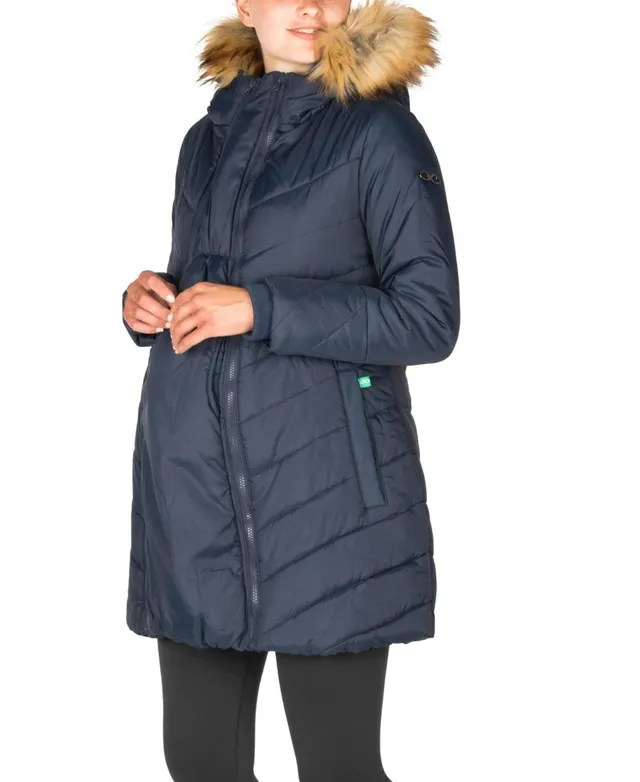 Modern Eternity Maternity Lexi - 3in1 Coat With Removable Hood