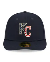 Men's New Era Navy Kansas City Royals 2023 Fourth of July Low Profile 59FIFTY Fitted Hat