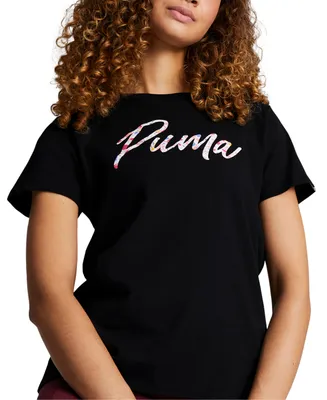 Puma Women's Live Cotton Graphic Short-Sleeve T-Shirt