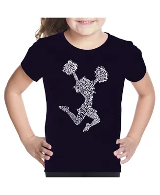 La Pop Art Girls Word T-shirt - Cheer