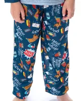 Scooby-Doo Boys Scooby Doo Just Here For the Snacks T-Shirt And Pants Pajama Set