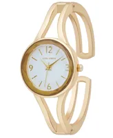 Laura Ashley Women's Quartz Gold-Tone Alloy Watch 28mm