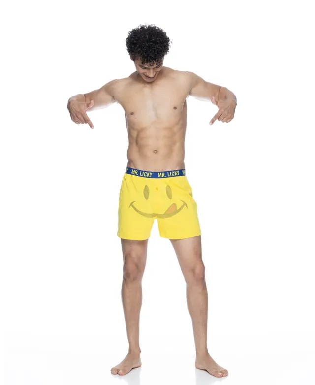 Joe Boxer Yellow Licky and Blue Woven Cotton 3 Pack Boxers