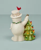 Lenox Happy Holly Days Snowman Lit Figurine