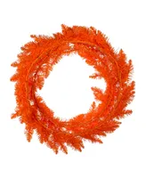 Kurt Adler 24" Unlit Orange Wreath