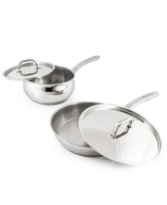 BergHOFF Belly 18/10 Stainless Steel 4 Piece Cookware Set