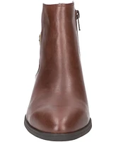 Bella Vita Women's Dora Side Buckle Inside Zip Ankle Booties