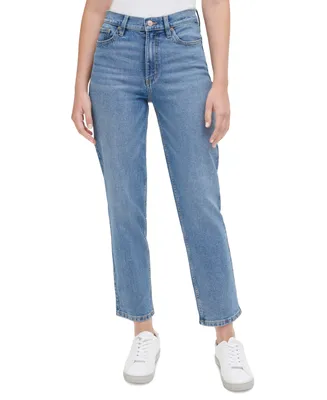 Calvin Klein Jeans Women's High-Rise Straight-Leg