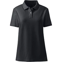 Lands' End Women's School Uniform Short Sleeve Feminine Fit Mesh Polo Shirt