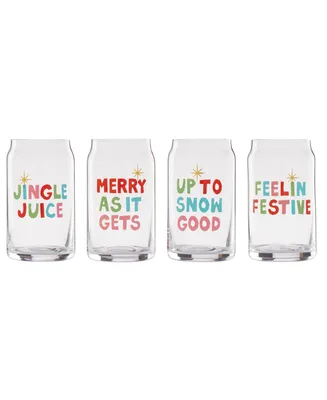 Cambridge Jingle Juice Cocktail Glasses, Set of 4