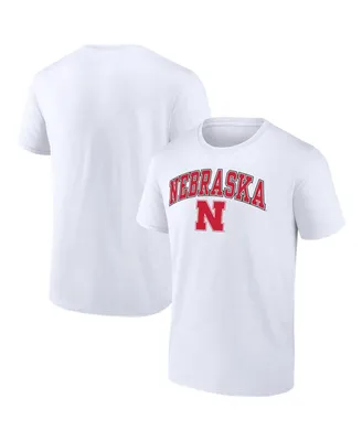 Men's Fanatics White Nebraska Huskers Campus T-shirt