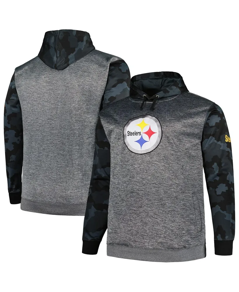 Home, Fanatics Men's Fanatics Branded Heather Charcoal Pittsburgh Steelers  Big and Tall Camo Pullover Hoodie