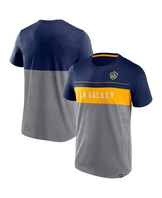 Men's Fanatics Navy, Gray La Galaxy Striking Distance T-shirt