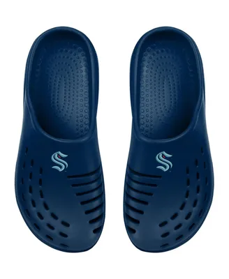 Youth Boys and Girls Foco Deep Sea Blue Seattle Kraken Sunny Day Clogs