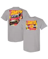 Men's Joe Gibbs Racing Team Collection Gray Sammy Smith 2023 #18 Pilot/Flying J T-shirt