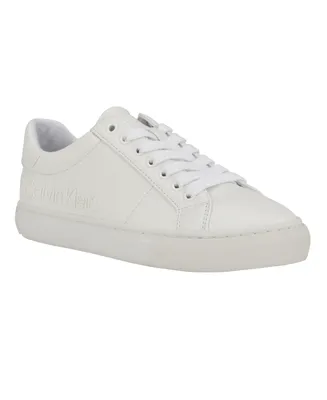 Calvin Klein Women's Camzy Round Toe Lace-Up Casual Sneakers