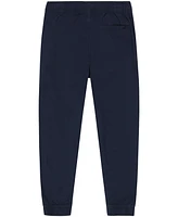 Nautica Little Boys Uniform Evan Tapered-Fit Stretch Joggers with Reinforced Knees