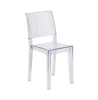 Emma+Oliver Transparent Stacking Side Chair