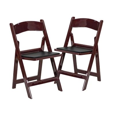 Folding Chair - Resin– 2 Pack 800Lb Weight Capacity Event