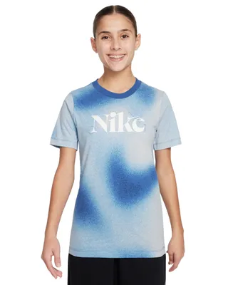 Nike Big Kids Sportswear Standard-Fit Printed T-Shirt