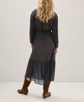 Mango Women's Plumeti Long Dress