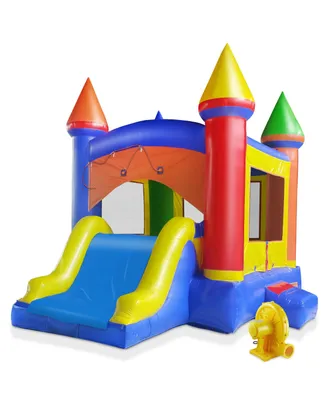 Cloud 9 Commercial Inflatable Bounce House with Water Slide and Blower